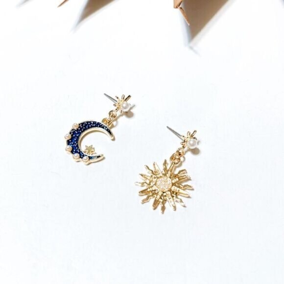 Boho dangle earrings N376 - Picture 2 of 4